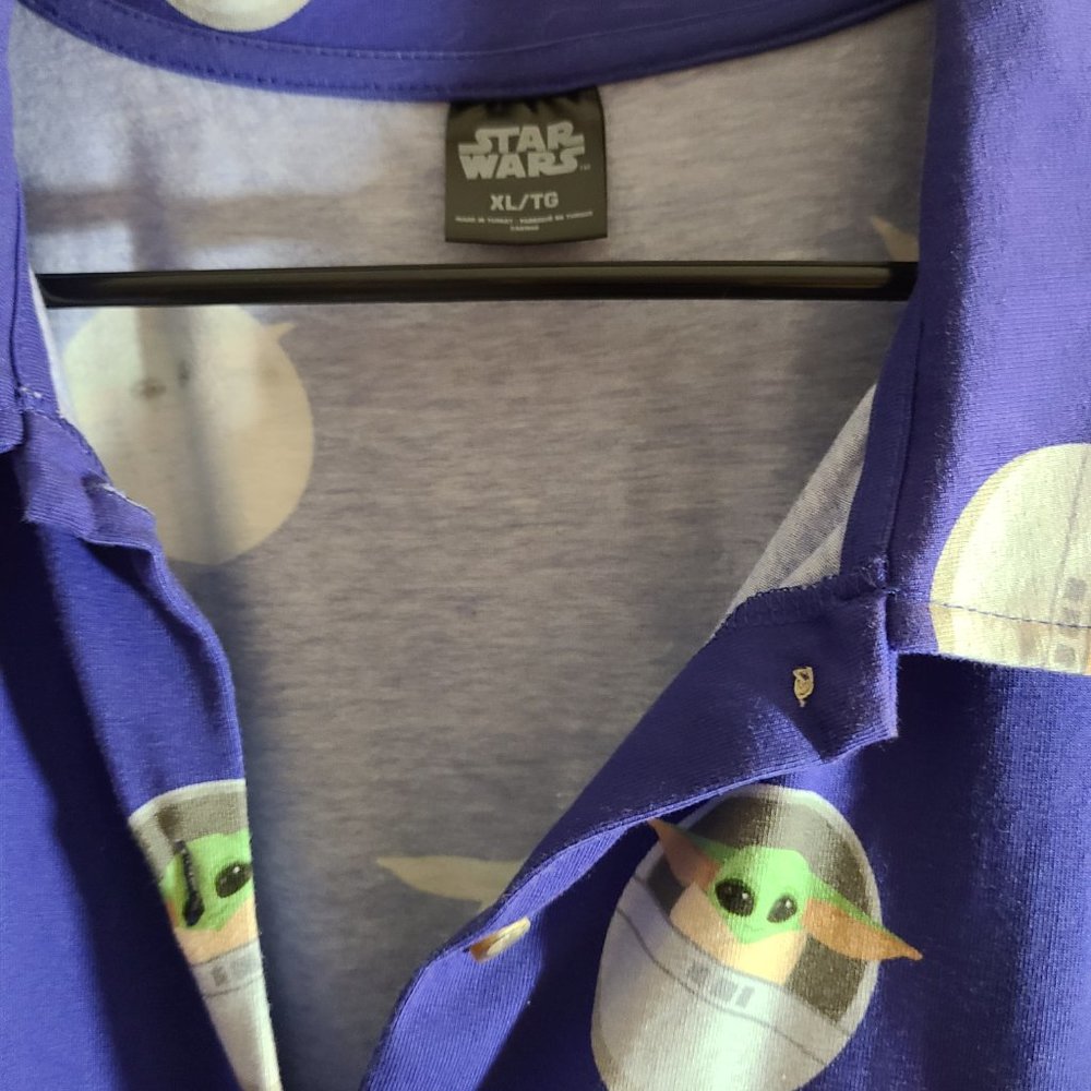 Blue Patterned Mini Dress - image 3